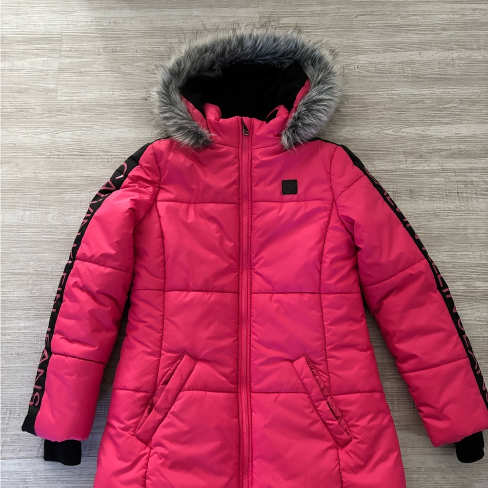 Calvin Klein Jeans Black and Pink Jacket